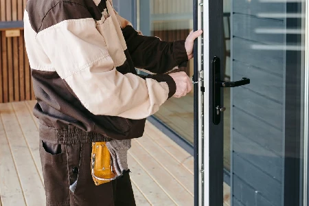 Cleaning And Polishing Glass Door Installation in Jacksonville Beach, FL